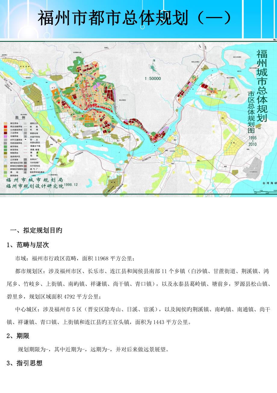 福州市市规划管理局最新发展规划